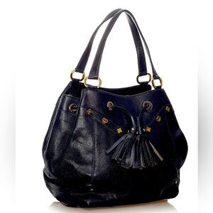 MCM Studded Leather Tote